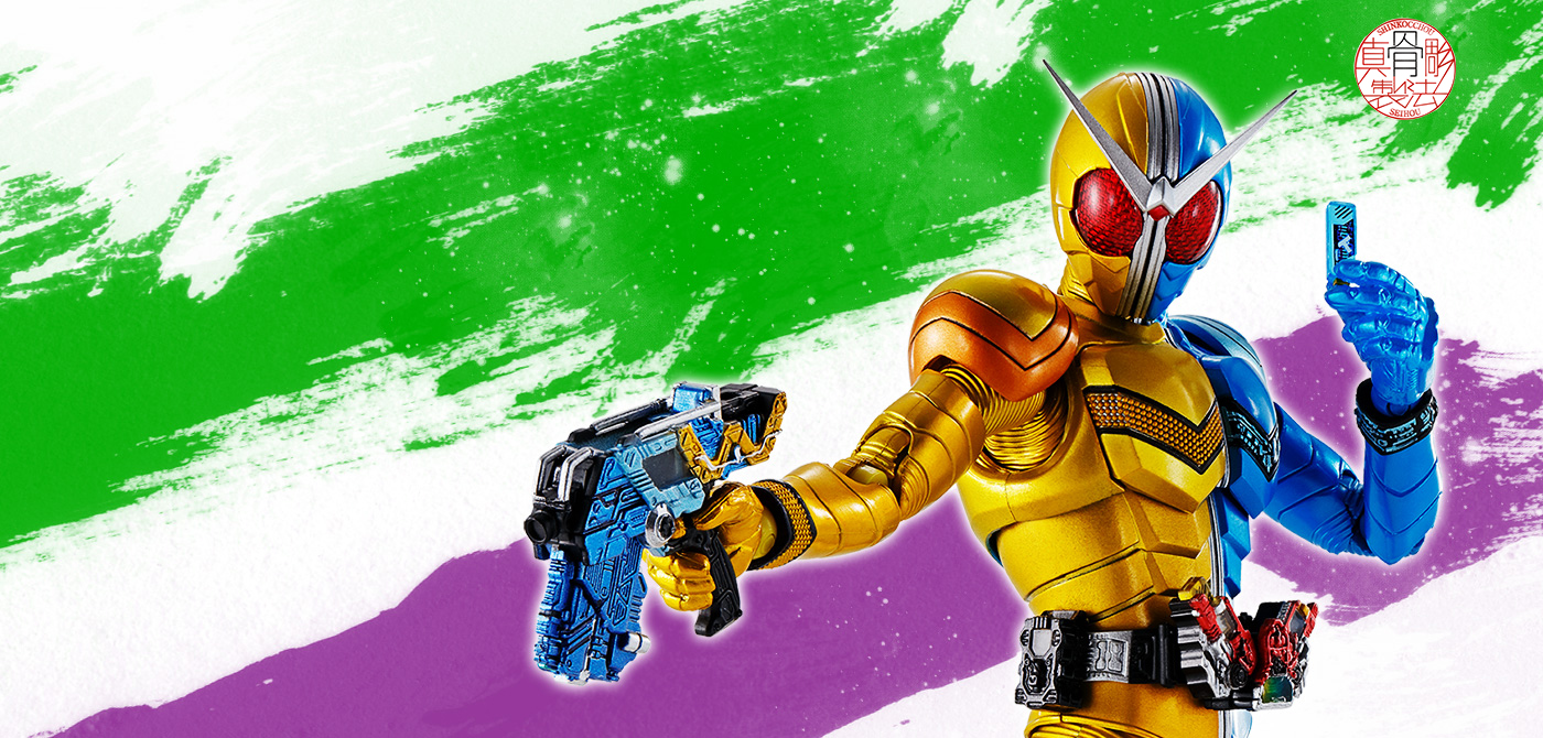 仮面ライダー W フィギュア S.H.Figuarts(真骨彫製法)(エス・エイチ・フィギュアーツ シンコッチョウセイホウ) ルナトリガー(風都探偵アニメ化記念)付属版