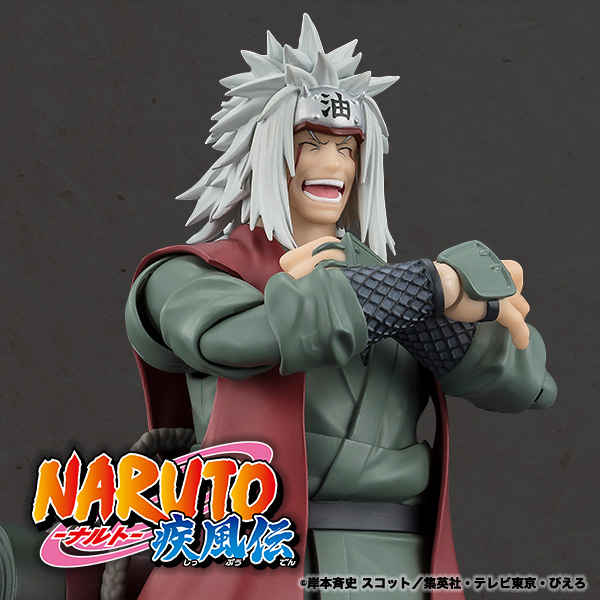 特設サイト 【NARUTO-ナルト- 疾風伝】「自来也 -仙術極めし木ノ葉の豪傑- 仙人モードセット」がS.H.Figuartsに登場！