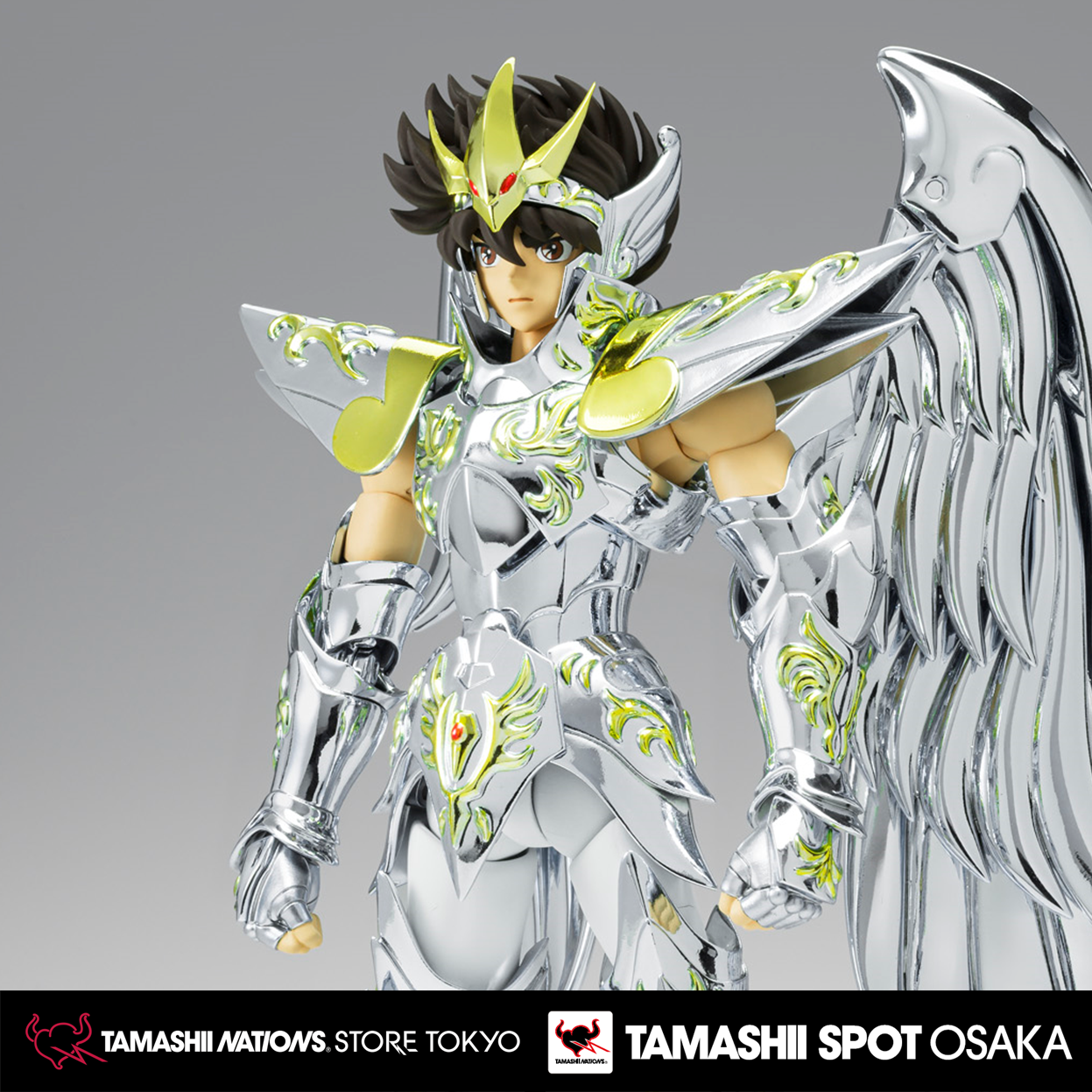 2025年5月より発売される「聖闘士聖衣神話EX ペガサス星矢（神聖衣）」をCLUB TAMASHII MEMBERSの会員様に向けて抽選販売の受付をいたします。