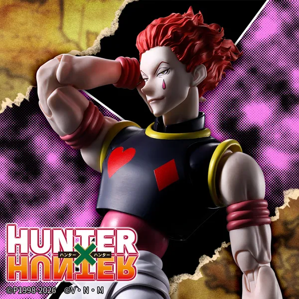 特設サイト 【HUNTER×HUNTER】「ヒソカ」がS.H.Figuartsに登場！