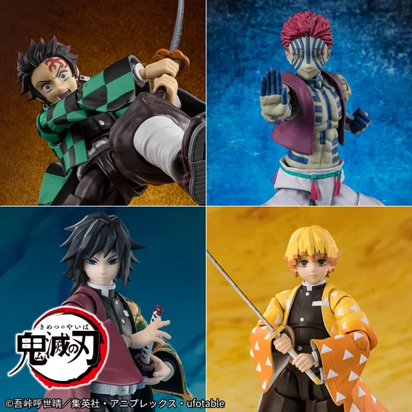 【鬼滅の刃】S.H.Figuartsから4商品の再販が決定！