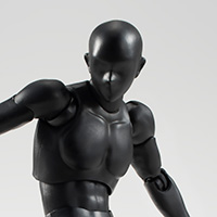 S.H.Figuarts ボディくん（Solid black Color Ver.）