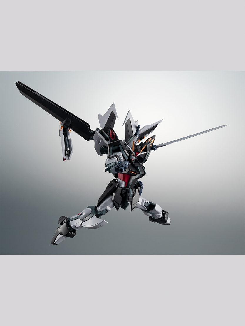 機動戦士ガンダムSEED C.E.73 -STARGAZER- フィギュア ROBOT魂 ＜SIDE MS＞ GAT-X105E＋AQM/E-X09S ストライクノワールガンダム ver. A.N.I.M.E.