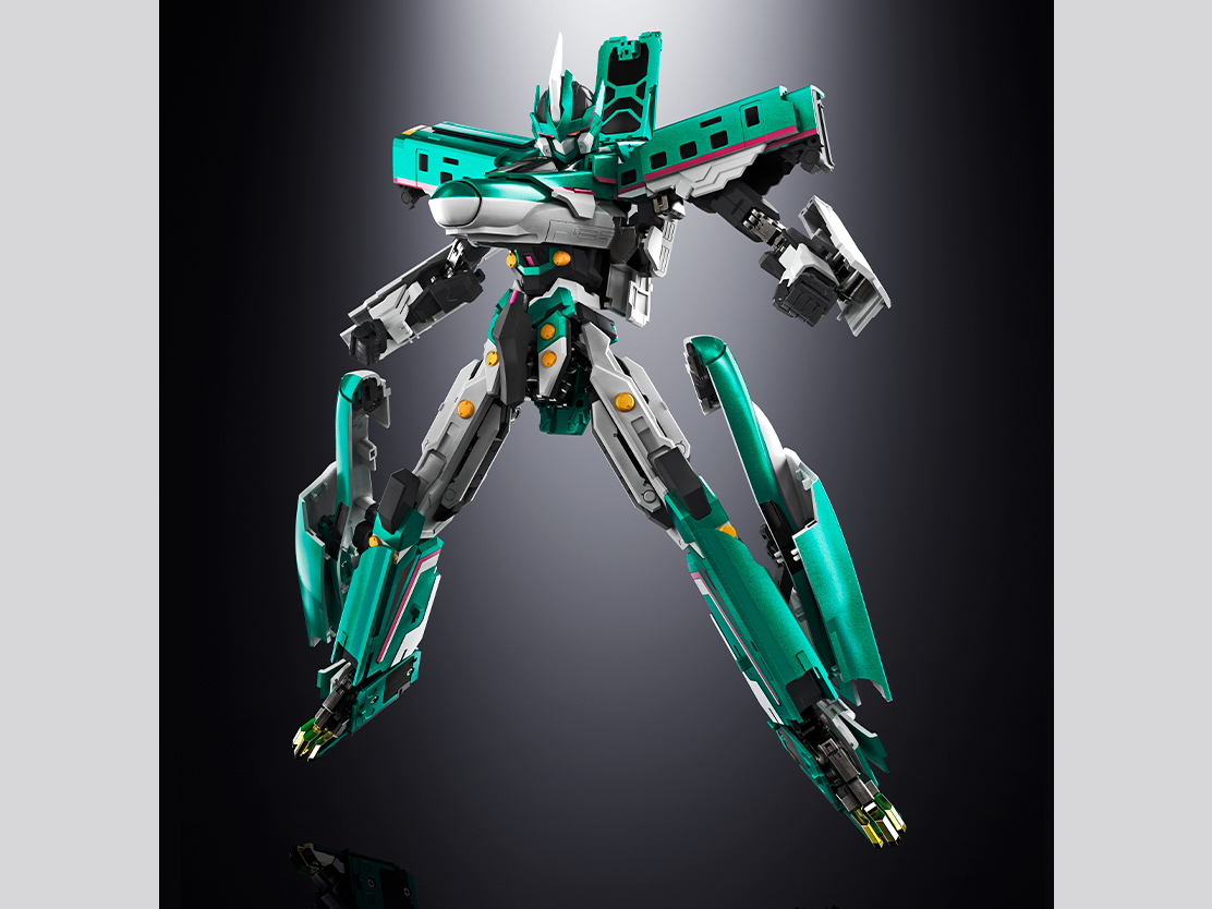 新幹線変形ロボ シンカリオン フィギュア 超合金魂 GX-115 新幹線変形ロボ シンカリオン E５はやぶさ