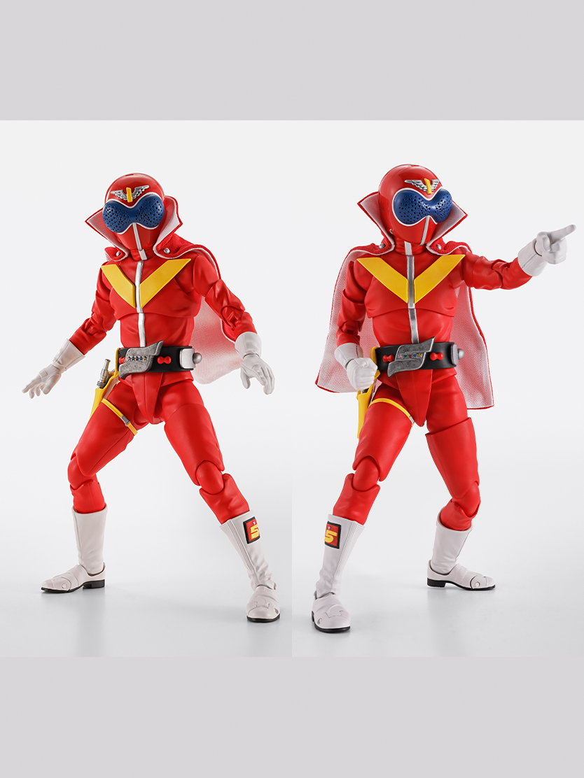 秘密戦隊ゴレンジャー フィギュア S.H.Figuarts（真骨彫製法） アカレンジャー スーパー戦隊 50th Anniversary Ver.（初回限定台座付属）