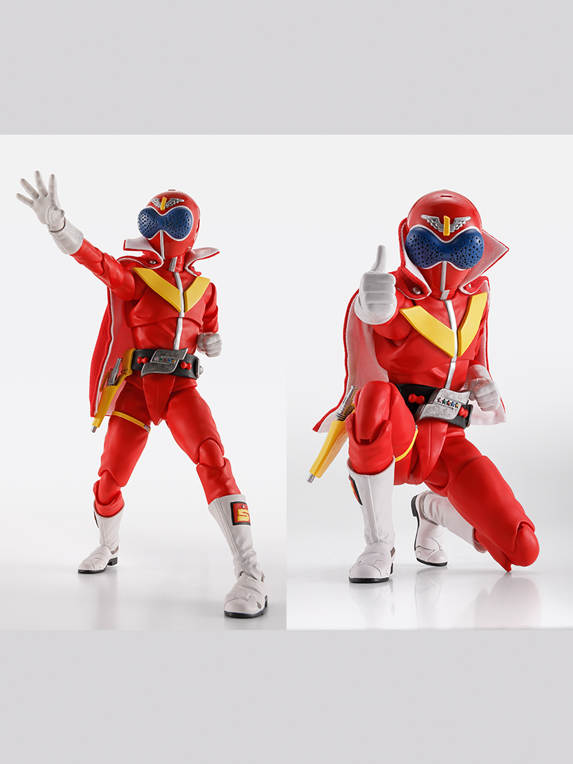 秘密戦隊ゴレンジャー フィギュア S.H.Figuarts（真骨彫製法） アカレンジャー スーパー戦隊 50th Anniversary Ver.（初回限定台座付属）
