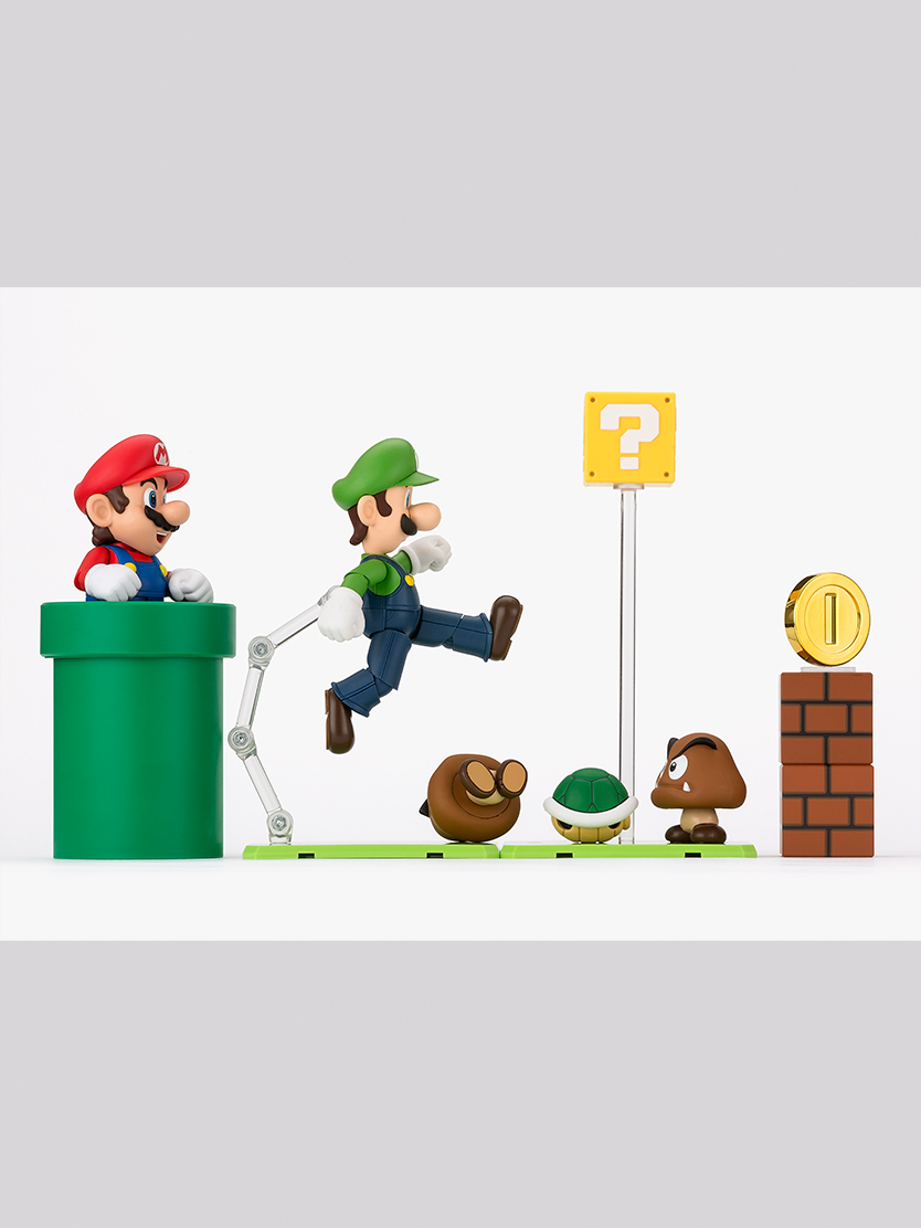 スーパーマリオ フィギュア S.H.Figuarts スーパーマリオ プレイセット (SUPER MARIO)