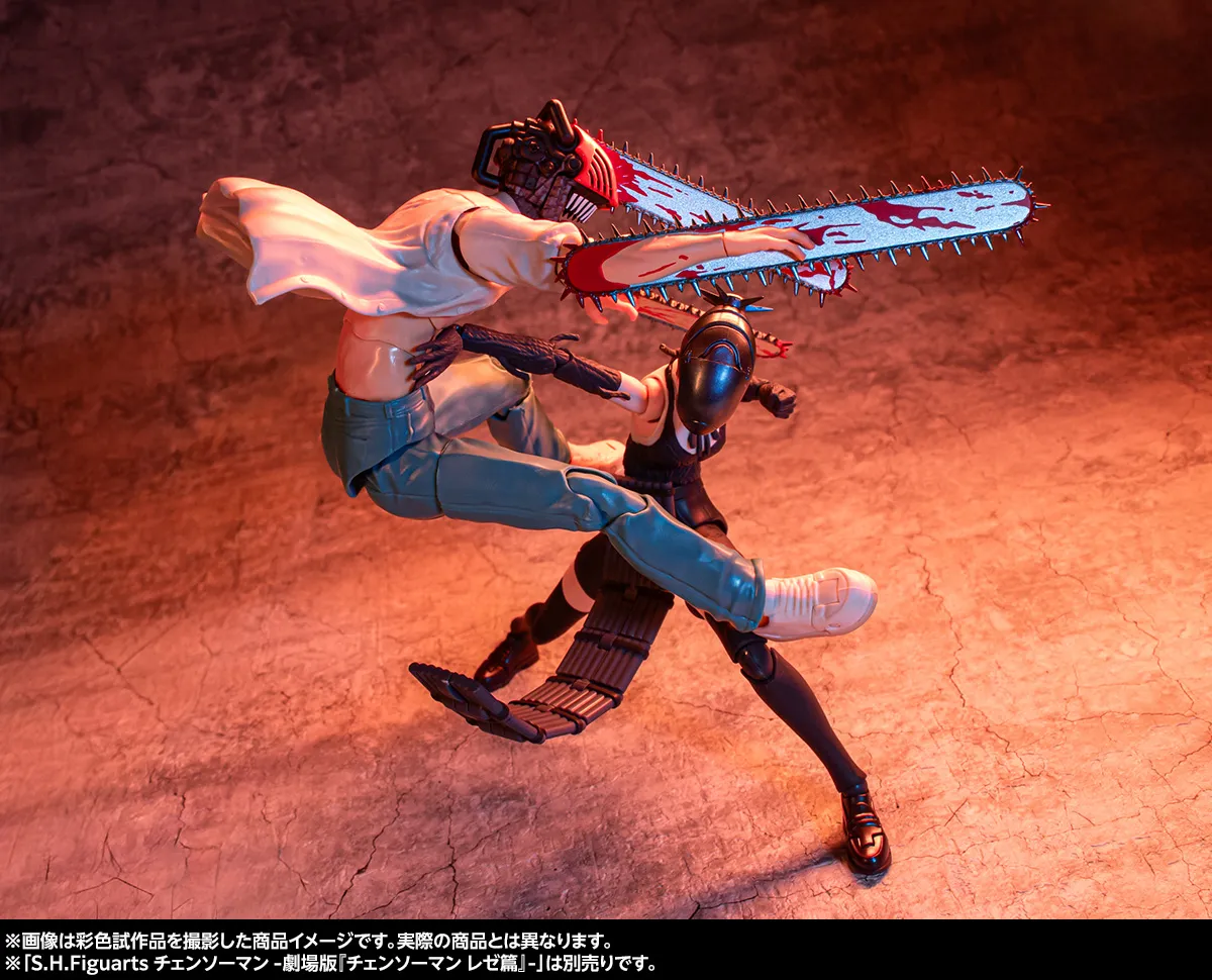 劇場版『チェンソーマン レゼ篇』公開中!魂ウェブ商店受注中 S.H.Figuartsレゼ、ボムご紹介