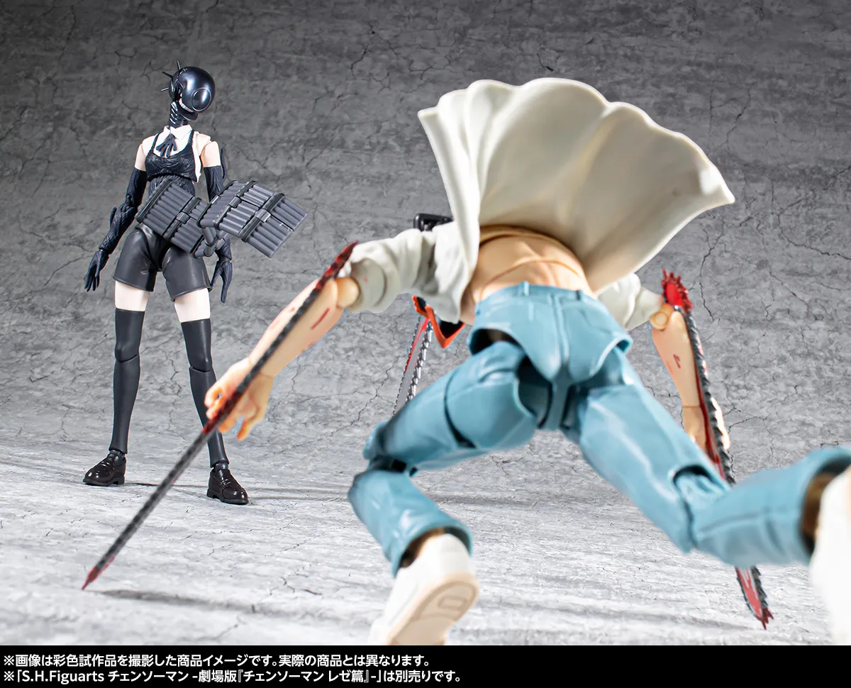 劇場版『チェンソーマン レゼ篇』公開中!魂ウェブ商店受注中 S.H.Figuartsレゼ、ボムご紹介