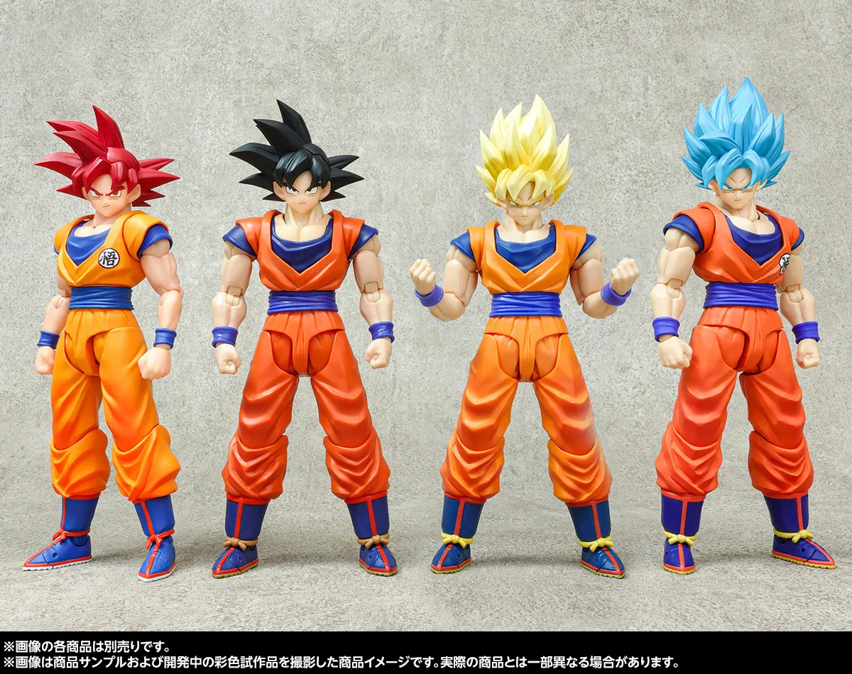 最新の可動構造で続々登場！S.H.Figuarts『ドラゴンボール』孫悟空の進化の歴史