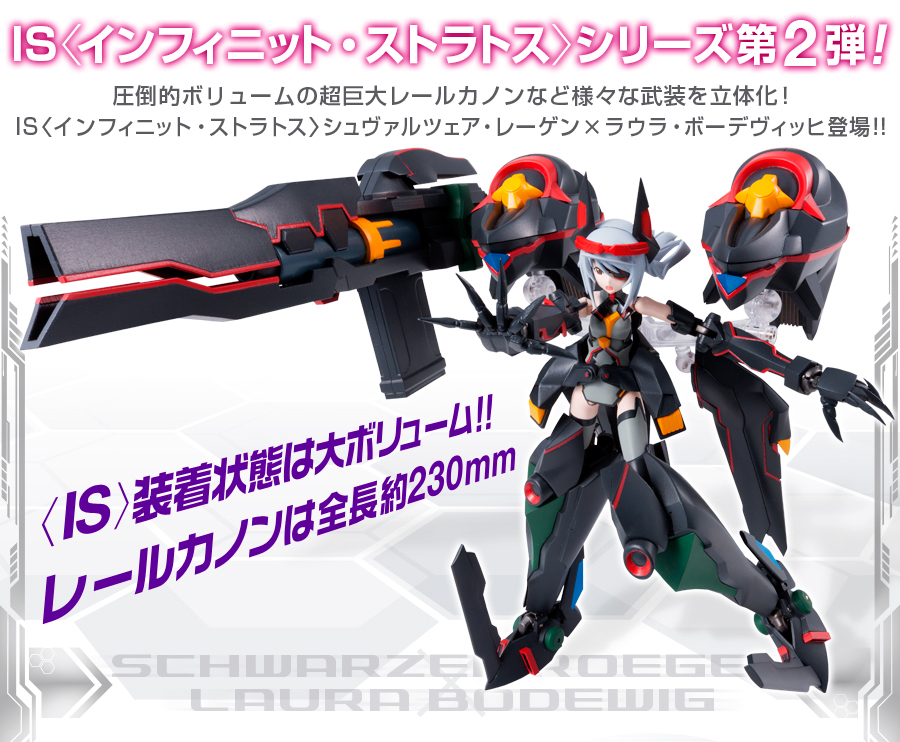 アーマーガールズプロジェクト インフィニット・ストラトス シュヴァルツェア・レーゲン × ラウラ・ボーデヴィッヒ