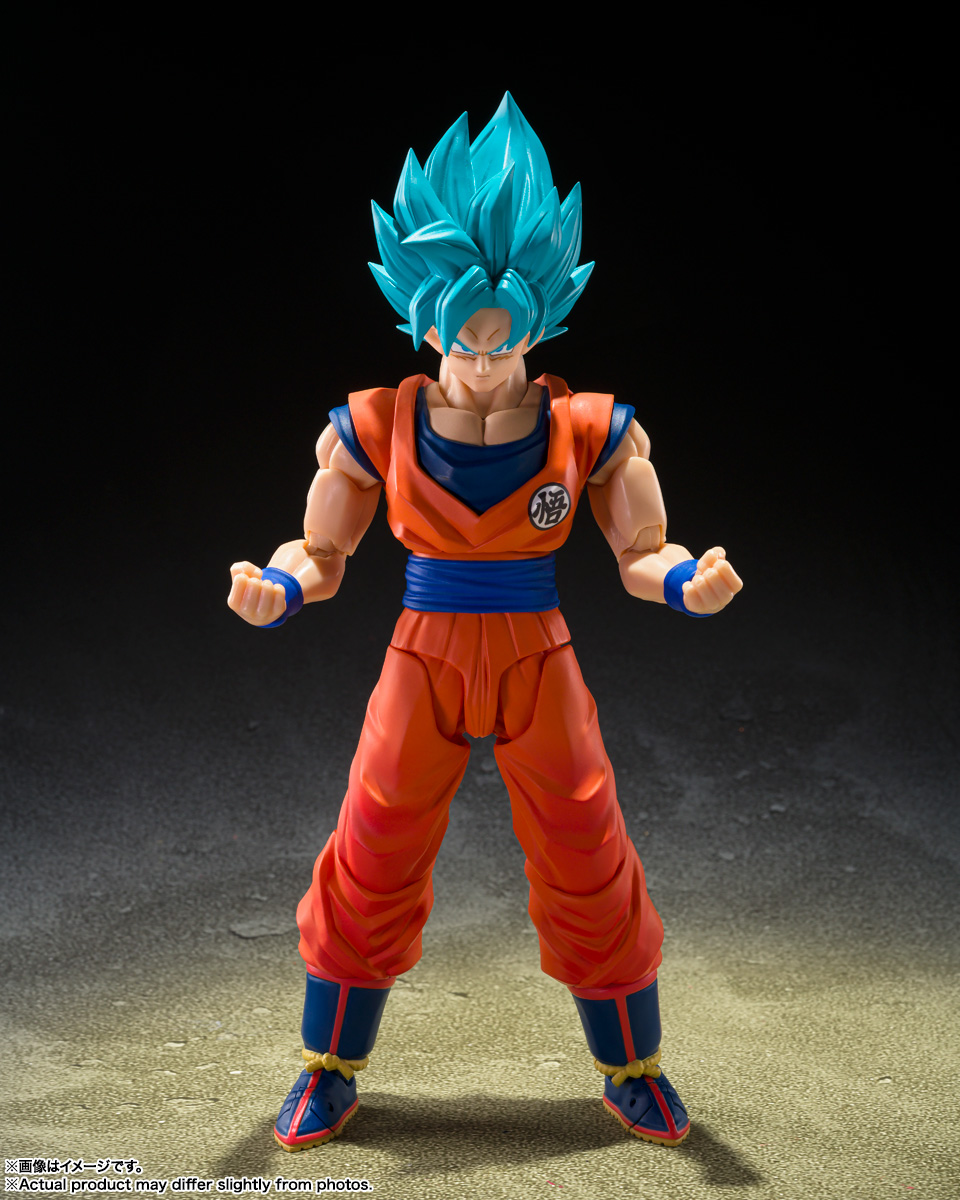 ドラゴンボール超 フィギュア S.H.Figuarts 超サイヤ人ゴッド超サイヤ人孫悟空〈限界を超えし蒼き力〉